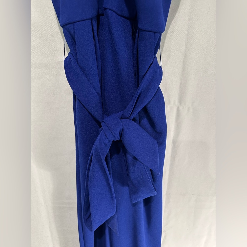 Eliza J blue jumpsuit
